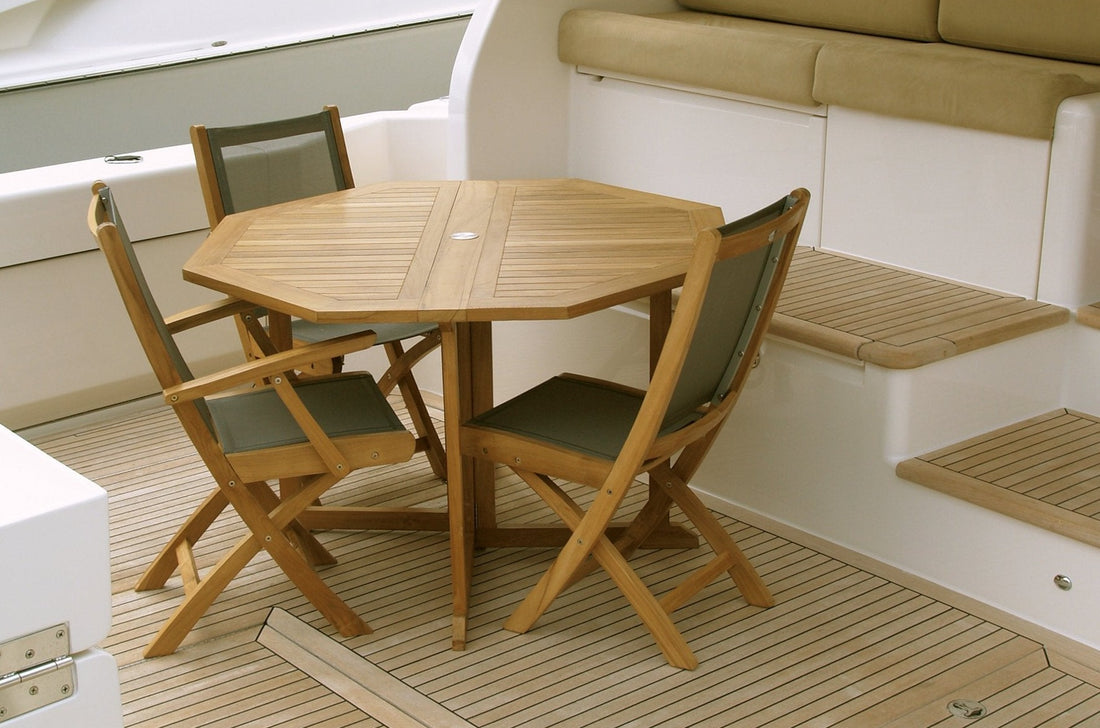 Gateleg Octagonal Dining Table SAVANA - Aloha Sofa