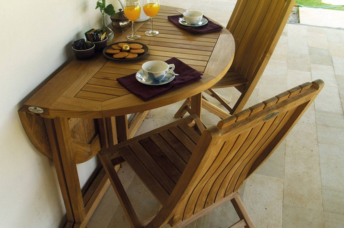 Gateleg Round Dining Table Savana - Aloha Sofa