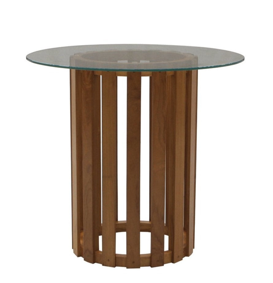 Glass Top Round Dining Table Georgetown - Aloha Sofa