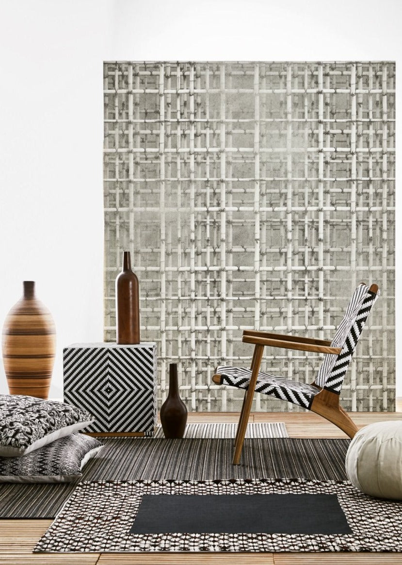 Wooden Linear Bottle Decor - Aloha Sofa