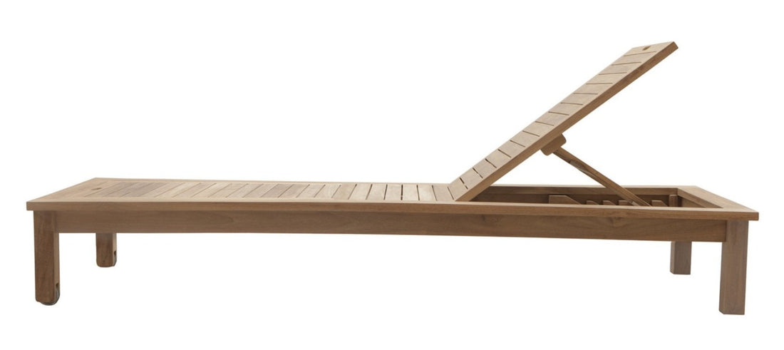 Sunlounger With Double Back And Wheels SAINT RAPHAEL - Aloha Sofa