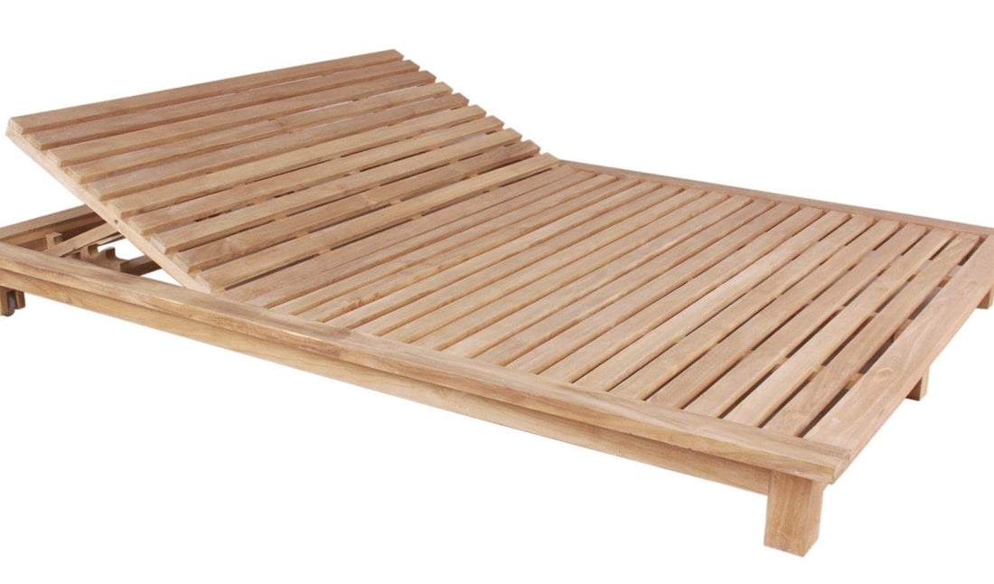 Double Sunlounger With Wheels Saint Raphael - Aloha Sofa