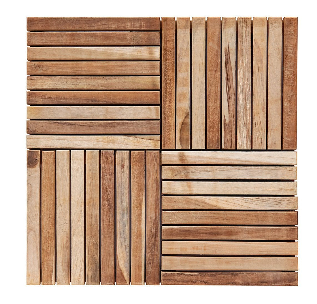 Teak garden tile Decor | Aloha Sofa