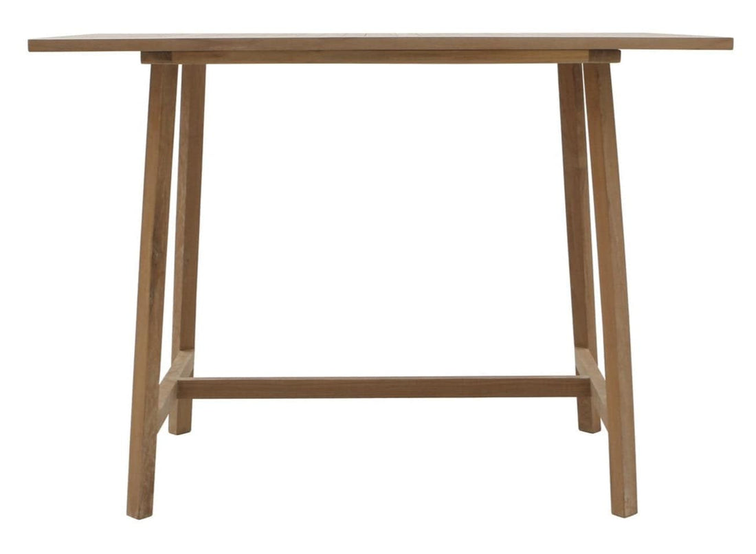 Rectangular wooden bar table from the Gipsy Collection, suitable for hospitality and outdoor commercial spaces.