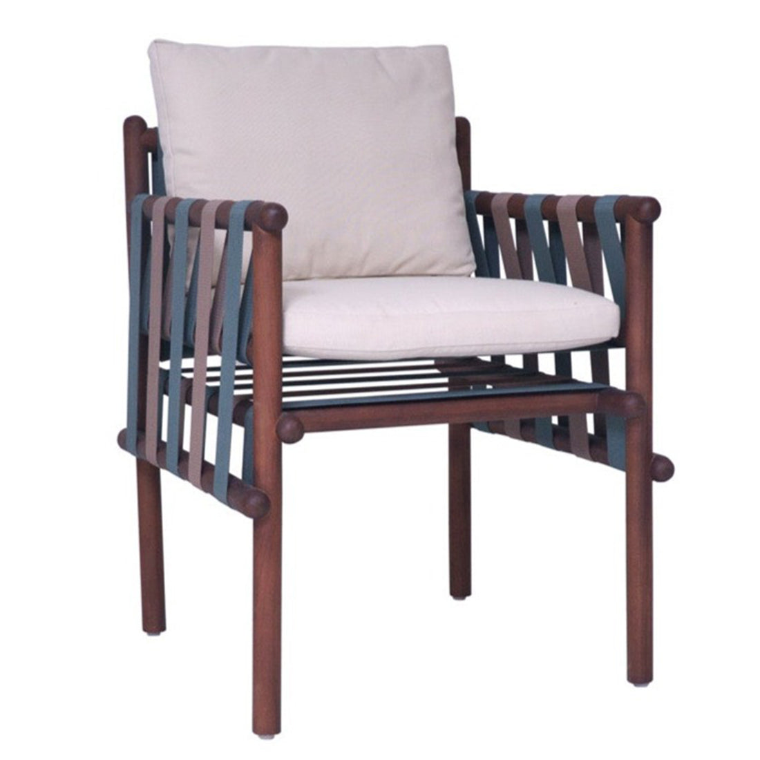 Wooden dining chair from the Lignes Collection with oil and wax finish
