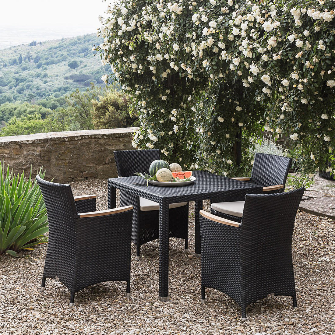 Table with Glass Maui - Aloha Sofa
