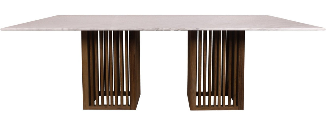 Marble Top Rectangular Dining Table CODE - Aloha Sofa